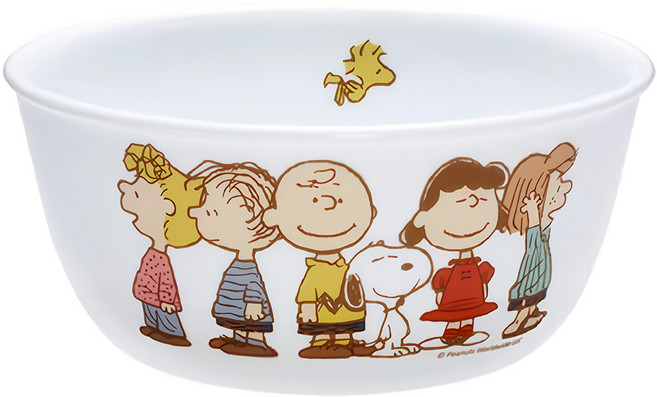 Corelle Brands 康寧餐具 拉麵碗 900ml, SNOOPY FRIENDS 白色, 1個