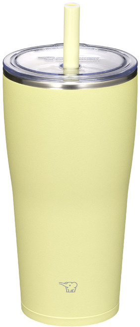 ZOJIRUSHI 象印 不銹鋼真空吸管杯 SX-HA72H-YM, 720ml, 1個, 檸檬黃