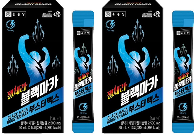종근당 젤세라 블랙마카 부스터 맥스 14p, 2개, 280ml