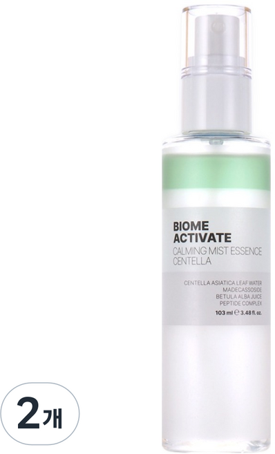 Biomeactivate 積雪草鎮靜噴霧精華, 103ml, 2個