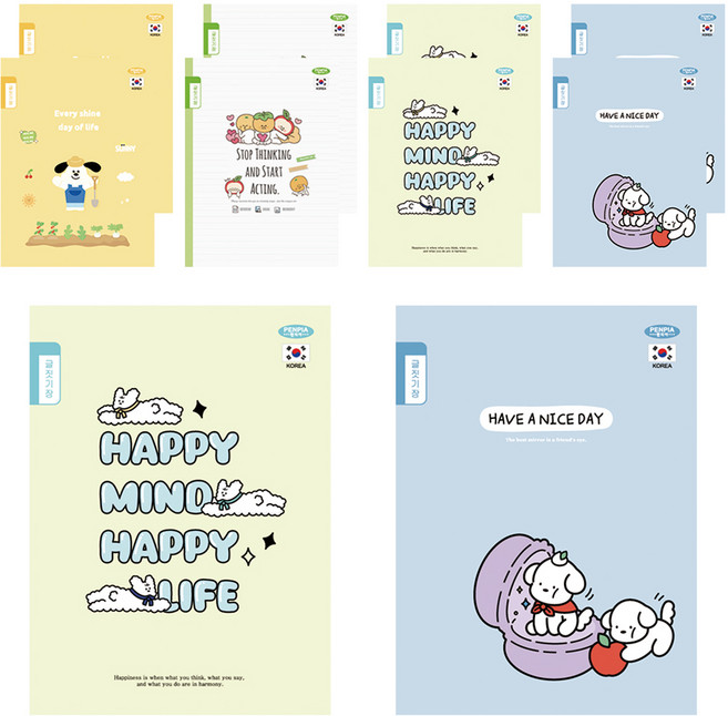 펜피아 800 초등 글짓기장 제본노트, 랜덤발송, 10개