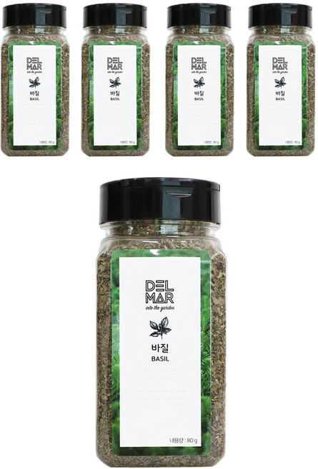딜리셔스마켓 바질홀, 80g, 5개