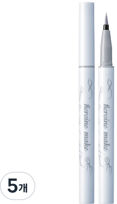 히로인메이크 프라임 리퀴드 아이라이너 리치 쥬얼 0.5ml, 10 콜드 문 실버, 5개