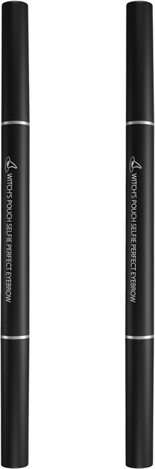 Witchs Pouch Selfie perfect eyebrow 眉筆 1.6g, 深棕色, 2支
