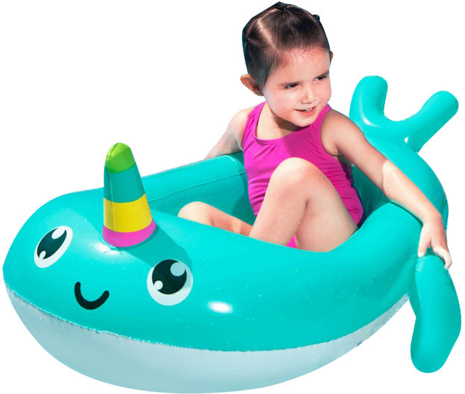 베스트웨이 아기고래 뚜치 유아용 물놀이 튜브 BW34140, 혼합색상, 1개