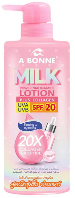 A BONNE' 彈潤亮白維他命B3乳液 500ml 身體乳, 1瓶