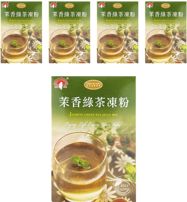 新光洋菜 茉香綠茶凍粉, 100g, 1入, 5盒