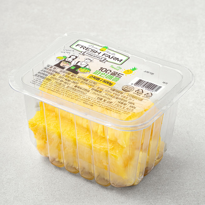 프레쉬팜 골드 파인애플 스틱, 500g, 1개