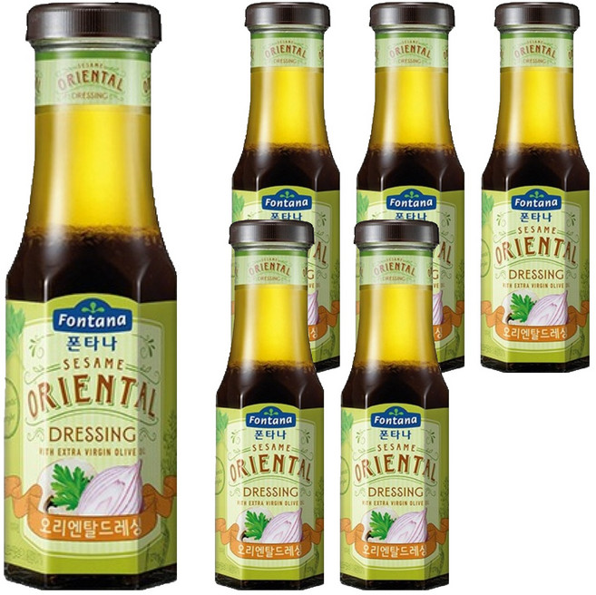 폰타나 오리엔탈 드레싱, 270g, 6개