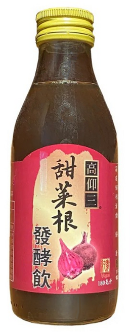 高仰三 甜菜根發酵飲, 180ml, 1瓶