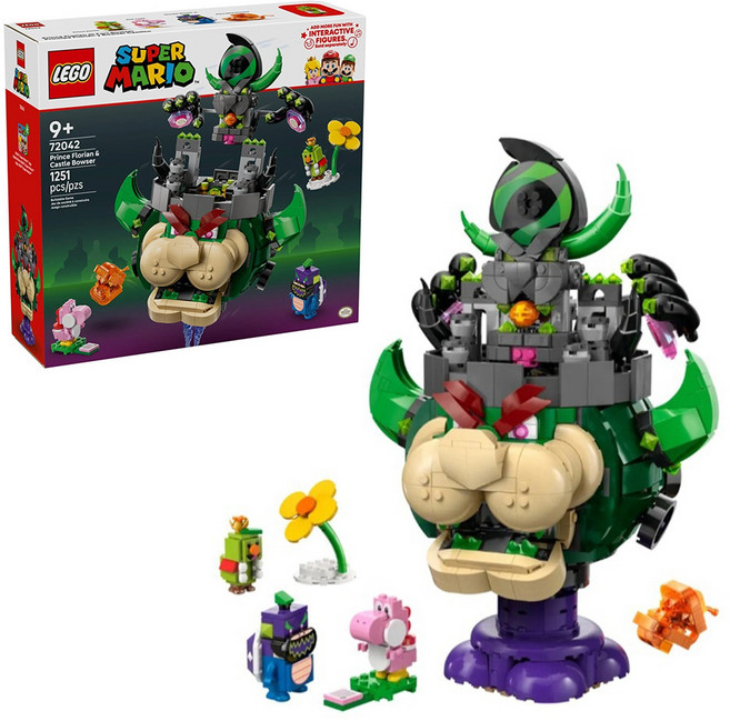 LEGO 72042 瑪莉歐系列 花洛里安王子與城堡庫巴 Prince Florian & Castle Bowser, 1套, 多色