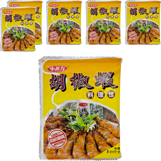 小菲力 胡椒蝦料理包, 50g, 6包