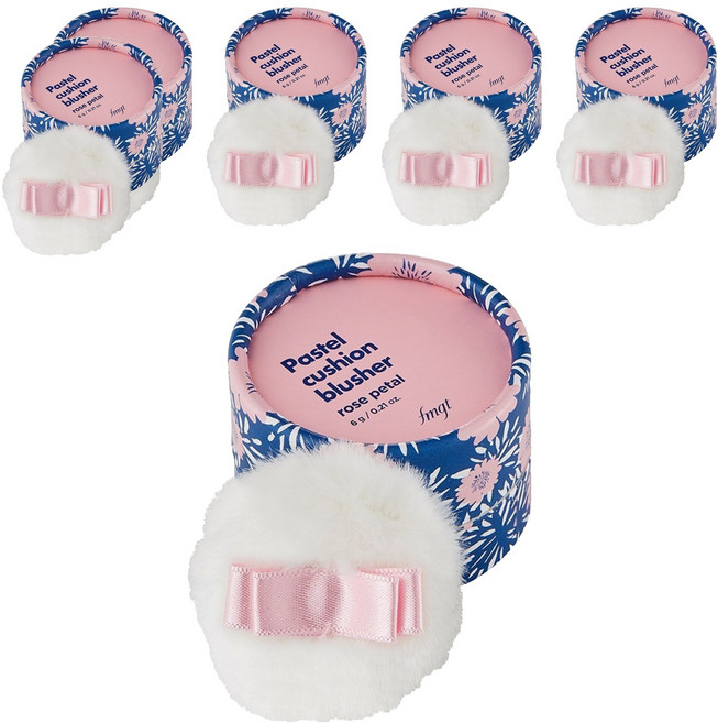 더페이스샵 파스텔 쿠션 블러셔 6g, 06 로즈페탈, 6개