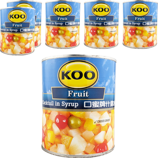 南非 KOO 什錦水果, 825g, 6罐