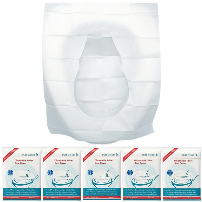 벨리안 일회용 위생 변기 커버 10p, 화이트, 5개