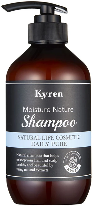 키렌 모이스처 네이처 데일리 퓨어 샴푸, 500ml, 1개 - 쿠팡