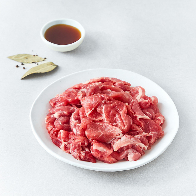 설성목장 무항생제 인증 한돈 앞다리 불고기용 (냉장), 400g, 1개