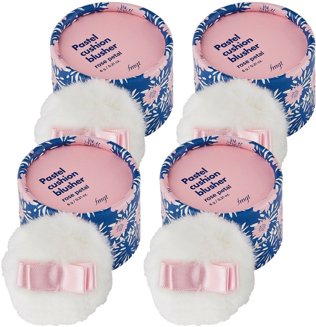 더페이스샵 파스텔 쿠션 블러셔 6g, 06 로즈페탈, 4개