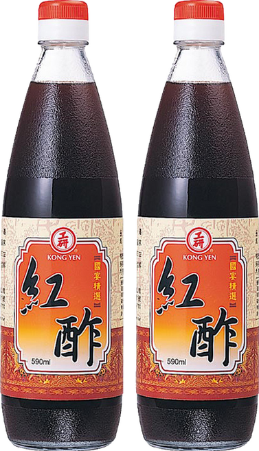 KONG YEN 工研 紅醋, 590ml, 2瓶