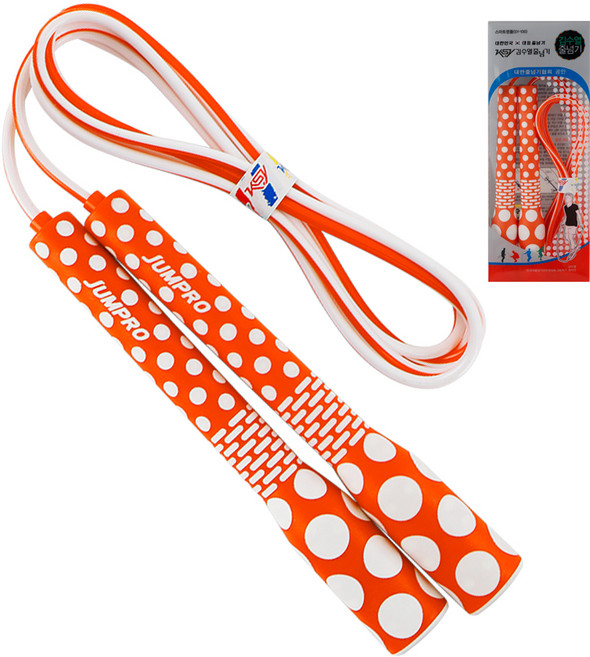 김수열줄넘기 스마트 명품 줄넘기 SY-100, 주황, 1개