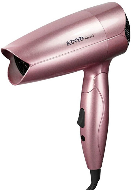 Kinyo 雙電壓折疊式吹風機 600W/700W 75 x 215 x 165mm, KH-192, 粉色