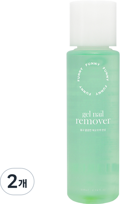 퍼니 젤네일 리무버, 2개, 130ml