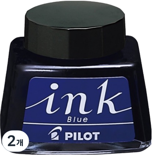 파이롯트 만년필용 잉크 30ml, 블루, 2개