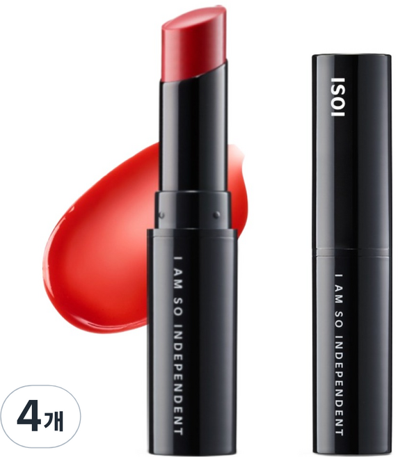 아이소이 립 트리트먼트 밤, 선셋 오렌지, 5g, 4개