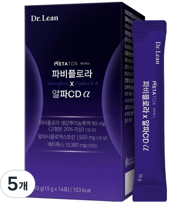 닥터린 파비플로라 x 알파CD 알파 14p, 210g, 5개 - 쿠팡
