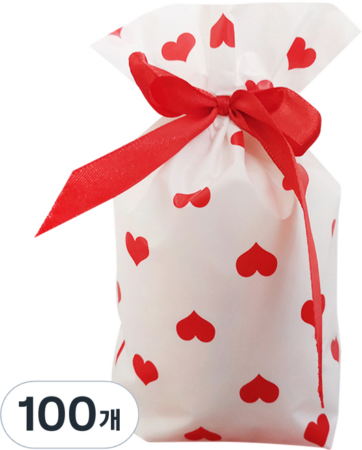 더깔끔 리본 기프트백, 타입 A, 100개