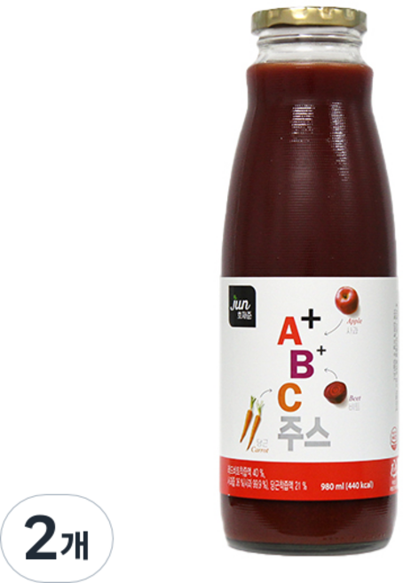 호재준 abc 주스, 980ml, 2개