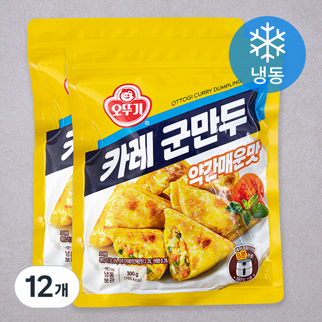 오뚜기 카레 군만두 (냉동), 300g, 12개