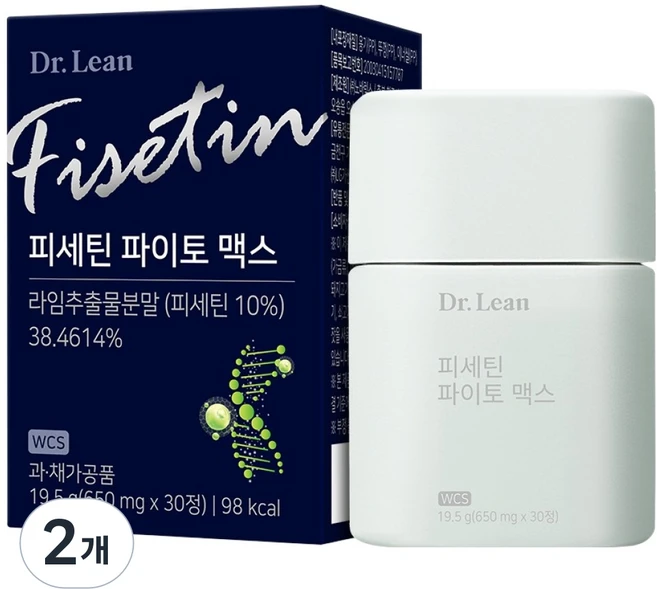닥터린 피세틴 파이토 맥스 19.5g, 30정, 2개 - 쿠팡