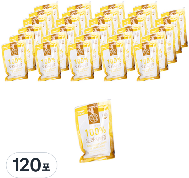 착한톡톡 도라지배즙, 100ml, 120개