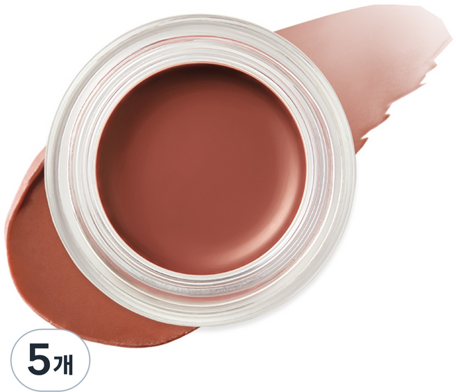 이글립스 립앤치크 글로우 밤 5g, 03 브리즈 코코아 브라운, 5개