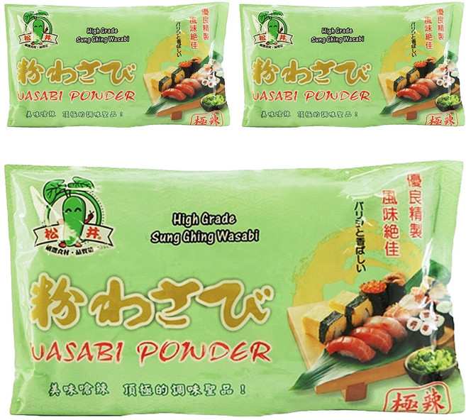 松井 極辣山葵粉, 3包, 300g