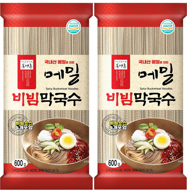 蕎麥辣拌冷麵, 600g, 2個