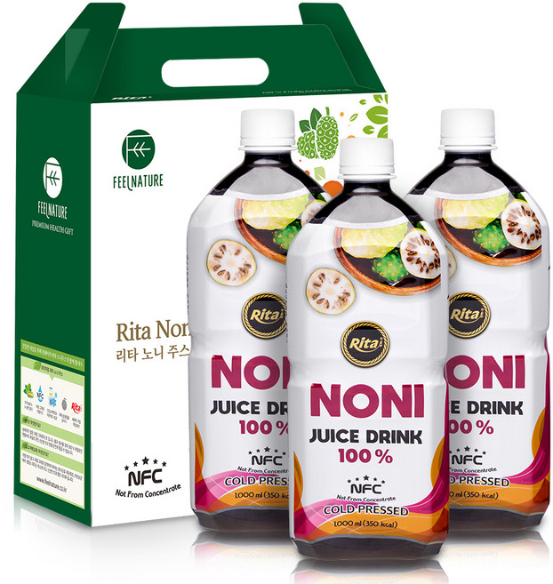 O'Nyu Rita Noni 原汁, 1L, 3個