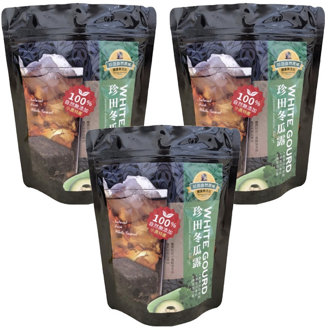 珍田生機 冬瓜露, 200g, 3包