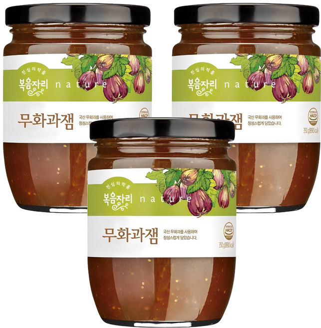 복음자리 무화과잼, 350g, 3개