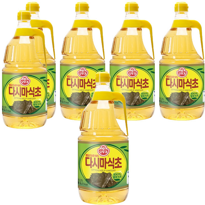 오뚜기 다시마식초, 1.8L, 6개