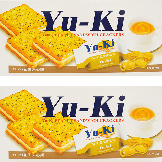 Yu-Ki 花生夾心餅, 150g, 2盒