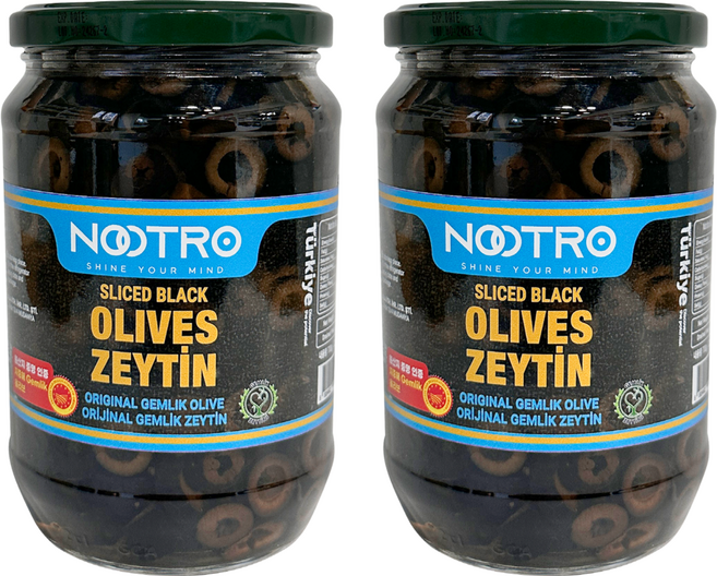 누트로 슬라이스 블랙올리브, 700g, 2개