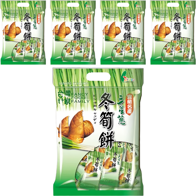 台灣世家 三星蔥冬筍餅, 300g, 5袋