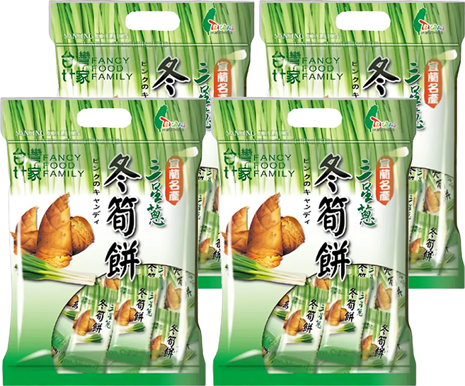 台灣世家 三星蔥冬筍餅, 300g, 4袋