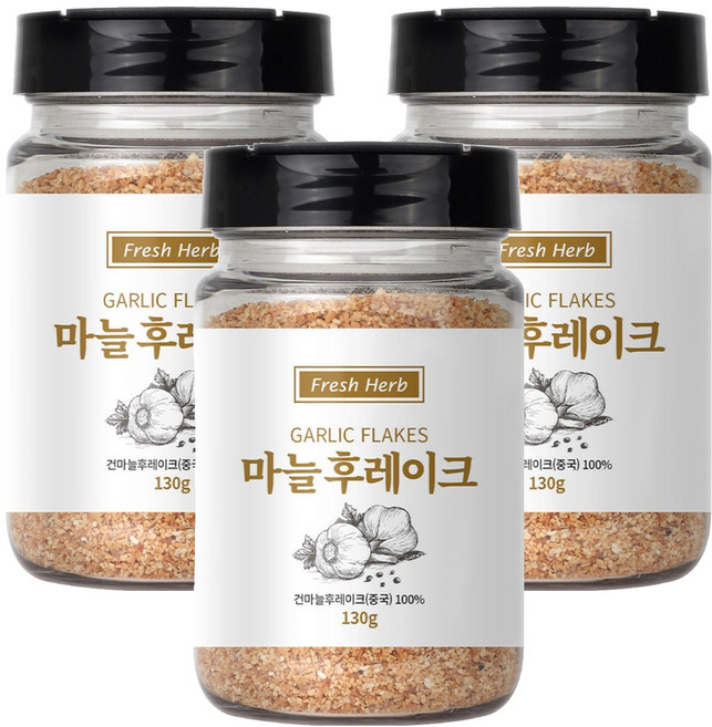 신선약초 마늘 후레이크, 130g, 3개