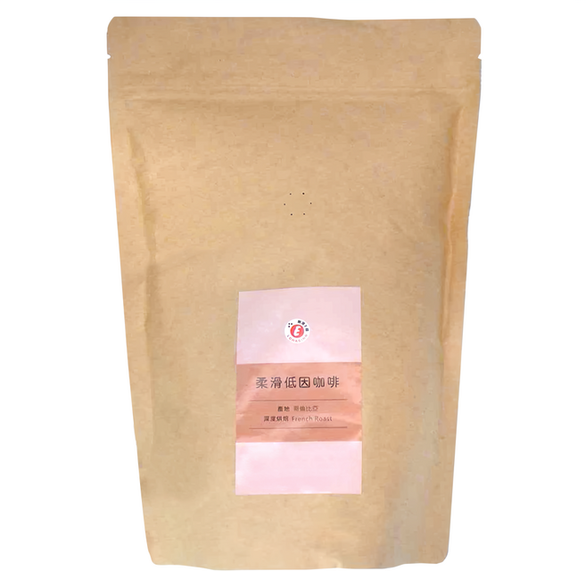 樂活E棧 柔滑低因風味咖啡豆, 咖啡豆(無研磨), 454g, 1包