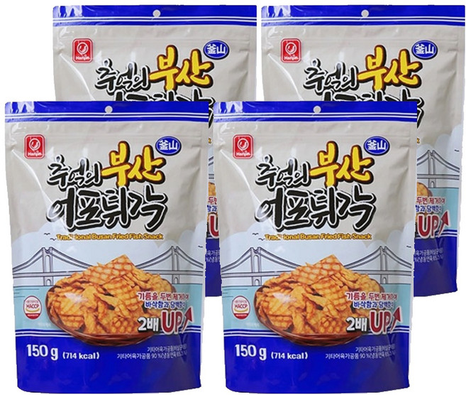 한진식품 추억의 부산 어포 튀각, 4개, 150g