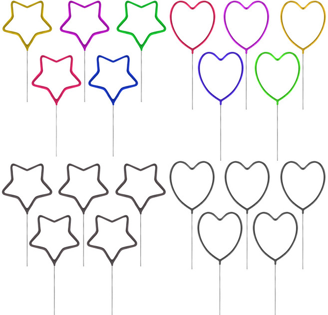 별하트 스파클라 불꽃놀이 폭죽 세트, 1세트