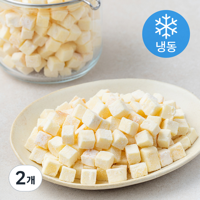프룻스타 미니치즈 케이크 큐브 (냉동), 1kg, 2개, 1개입